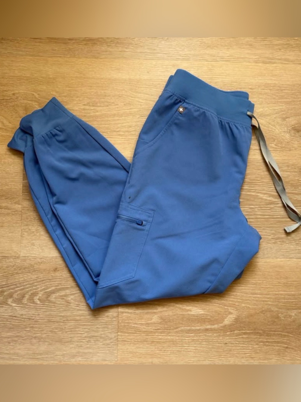 Figs Zamora Jogger Scrub Pants Ceil Blue Size M